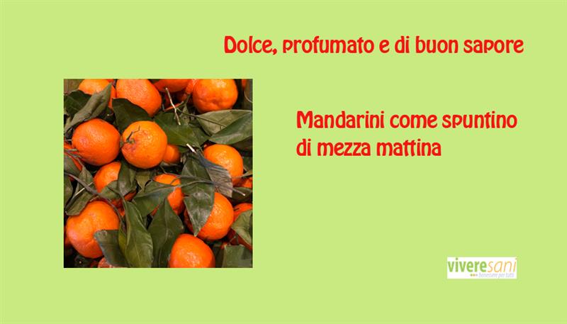 Mandarino, frutto di stagione
